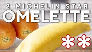 The Secret of the Perfect Folded Omelette Two Michelin Star Method  Easy  Fluffy [upl. by Wesley]