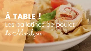 La recette des ballotines pouletmozza de Marilyne [upl. by Mcdougall336]