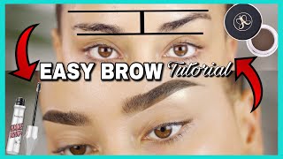 UNEVEN EYEBROW TUTORIAL STEP BY STEP  Sahony Bourdier [upl. by Winifred]