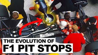 The Spectacular Evolution of F1 Pit Stops [upl. by Uda]