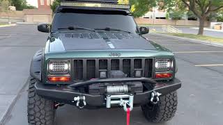 BUILT Forest Green 1999 Jeep Cherokee XJ [upl. by Meridel995]