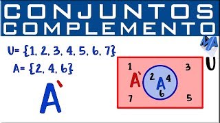 Complemento de un Conjunto [upl. by Gnod]