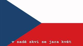 National Anthem of the Czech Republic Instrumental with lyrics [upl. by Cairistiona]