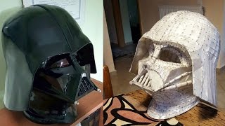 Homemade Darth Vader helmet [upl. by Wilbert925]