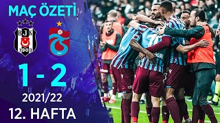 Beşiktaş 12 Trabzonspor MAÇ ÖZETİ  12 Hafta  202122 [upl. by Edy]