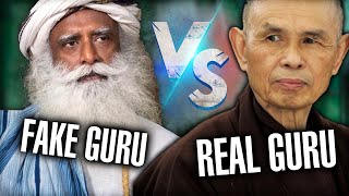 Sadhgurus FAKE Compassion Exposed by REAL Guru Thich Nhat Hanh [upl. by Anotyal767]