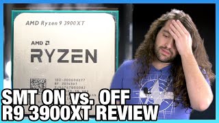 AMD Ryzen 9 3900XT vs 3900X 10900K Review amp Benchmarks SMT Off vs On [upl. by Airtemed]