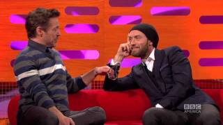 ROBERT DOWNEY JR amp JUDE LAW Stepping on the Extras Literally The Graham Norton Show [upl. by Raphael]