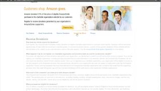 Nonprofit AmazonSmile Registration Process  Get Donations While Supporters Shop [upl. by Nairdna]