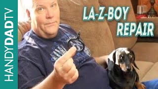 La Z Boy Couch Recliner Repair FREE [upl. by Adleme]