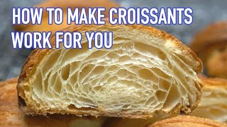 Croissant Troubleshooting  Or How I Learned to Stop Worrying About Recipes and Love Technique [upl. by Arayk]