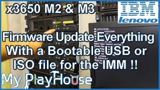 Bootable Firmware Update for Lenovo x3650 M2 amp M3  728 [upl. by Sert]