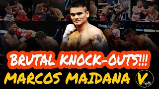 10 Marcos Maidana Greatest Knockouts [upl. by Drofwarc]