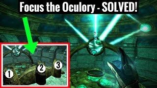 How to FOCUS THE OCULORY Puzzle Revealing the Unseen Quest  Skyrim Remastered [upl. by Case]