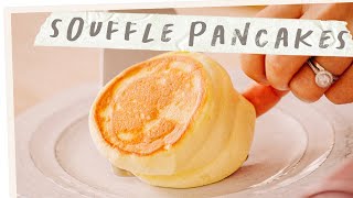 Perfect SOUFFLE PANCAKE Recipe  1 EGG Easy amp Fluffy Soufflé Pancakes [upl. by Lavella]