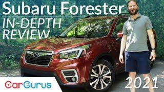 2021 Subaru Forester Review Subarus Goldilocks  CarGurus [upl. by Naud]