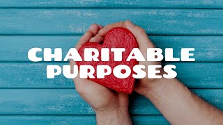 Introduction to Charitable Purposes  Equity amp Trusts [upl. by Roque]