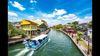 MALAYSIA Melaka River Cruise  Scenic Boat Tour [upl. by Epul]