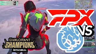 FPX VS Leviatan Map 1 VOD  VCT Champions 2022  Valorant [upl. by Eal]