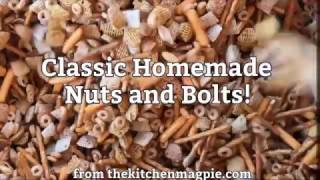 Classic Homemade Nuts and Bolts Recipe [upl. by Jarv]