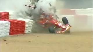 Jacques Villeneuves Crash At The 1998 Belgium Grand Prix Qualifying [upl. by Wayolle]