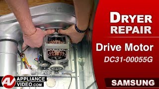 Samsung Dryer  Unit Will Hum  Drive Motor Repair and Diagnostic [upl. by Dleifxam]