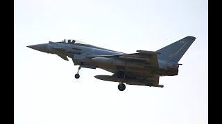 Typhoons at Coningsby [upl. by Annwahsal]