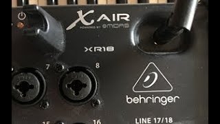 Behringer XR 18 Firmware Update [upl. by Lars]