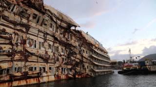 Costa Concordia as it looks today January 2014 [upl. by Pegma]