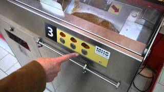 Ordinary bread slicing machine in germany [upl. by Silecara]