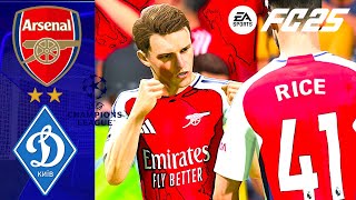 FC 25  Arsenal Vs Dynamo Kiev  Champions League 2025 Full Match  PS5™ [upl. by Sedinoel966]