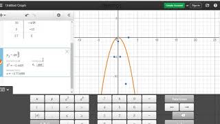 Cubic Regression Desmos [upl. by Etrem]