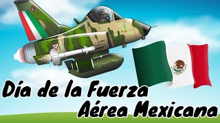 Día de la Fuerza Aérea Mexicana para niños  10 de febrero [upl. by Aerdnahs]