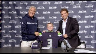 My Wish Kevin Joins the Seattle Seahawks [upl. by Rramel]