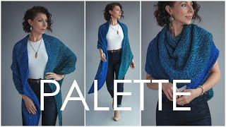 How to Knit this GORGEOUS Shawl Easy Beginner Knitting Pattern [upl. by Arlyn]