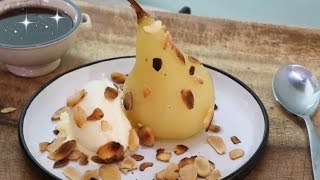 How To Make Poire Belle Helene  Classic French Dessert [upl. by Albin]