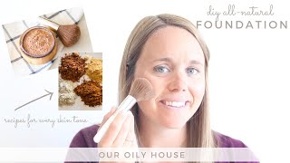 AllNatural Foundation Recipe ALL SKIN TONES [upl. by Bokaj608]