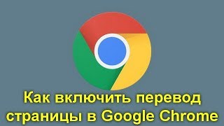 Как включить перевод страницы в Google Chrome [upl. by Wehrle]