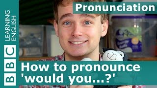 Pronunciation How to pronounce would you [upl. by Otilopih]