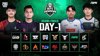 PUBG Mobile NEPX Showdown  Grand Finals Day 1 [upl. by Ennaul]