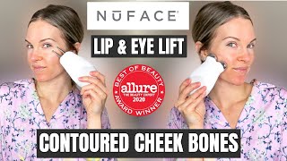 NUFACE TRINITY  EYE amp LIP ENHANCER  REVIEW amp TUTORIAL  SINCERELY MISS ASH [upl. by Nevek]