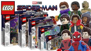 LEGO SpiderMan No Way Home Spoiler Custom Sets [upl. by Nitsir]