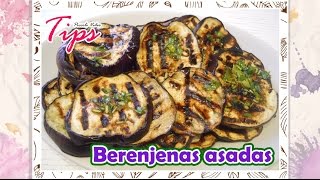 Berenjenas asadas  Deliciosas  Receta facil [upl. by Pinette]