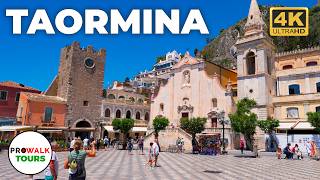 Taormina  Incredible Sicilian Coastal Views [upl. by Boyes]