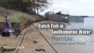 Catch Fish in Southampton Water HAMBLE COMMON AND POINT [upl. by Annaerdna300]