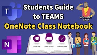 Students Guide to Microsoft Teams  OneNote Class Notebook [upl. by Airamzul]