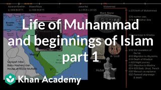 Life of Muhammad and beginnings of Islam part 1  World History  Khan Academy [upl. by Melan]