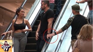 Touching Hands On The Escalator Prank [upl. by Elacsap]