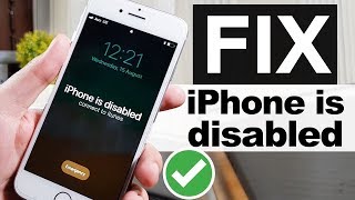 How to Unlock Disabled iPhoneiPadiPod without Passcode NO DATA LOSS FIX iPhone is Disabled [upl. by Hilbert527]