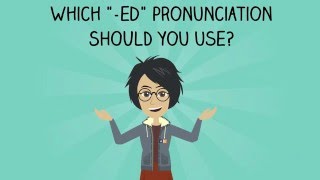 Pronunciation Past Tense Regular Verbs ed [upl. by Lauri29]